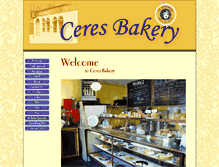 Tablet Screenshot of ceresbakery.com
